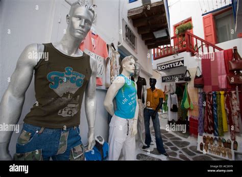 mykonos town clothing stores.